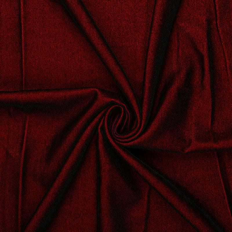 Maroon Flock Velvet Fabric at Rs 91/meter