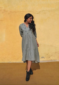 "CurveFlair Chic: Summer Ready in our  Cotton Dress for Curvy Sizes"