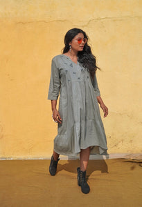 "CurveFlair Chic: Summer Ready in our  Cotton Dress for Curvy Sizes"