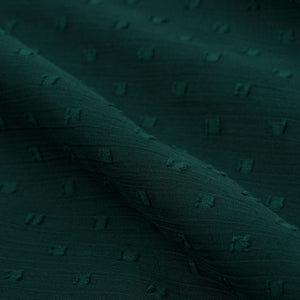 Dark Green Plain Dyed Chiffon Fabric