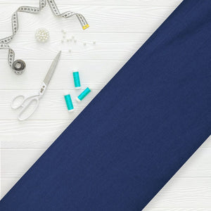 Royal Blue Plain Dyed Cotton Fabric
