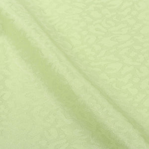 Lime Animal Pattern Dyed Jacquard Crepe Fabric (Bulk)