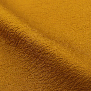 Mustard Yellow Plain Dyed Delta Crepe Fabric