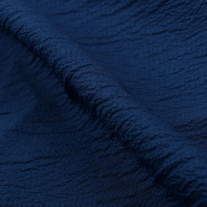 Royal Blue Plain Dyed Delta Crepe Fabric