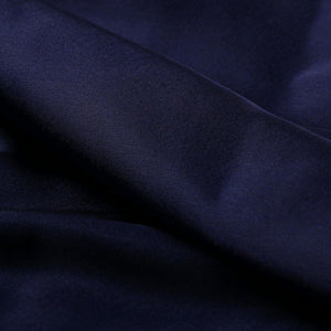 Dark Blue Plain Dyed Japan Satin Fabric