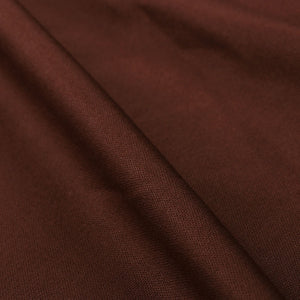 Chocolate Brown Plain Dyed Velvet Lycra Fabric