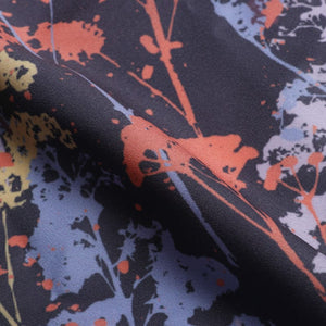 Multi Color Abstract Pattern Digital Print Crepe Fabric