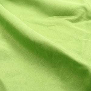 Parrot Green Plain Dyed Micro Crepe Fabric (Bulk)