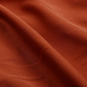 Rust Plain Dyed Micro Crepe Fabric (Bulk)