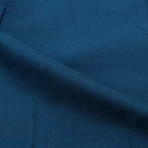 Blue Plain Dyed Rayon Fabric