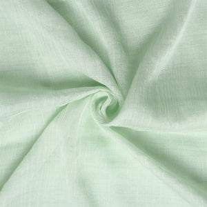 Pista Green Plain Dyed Shimmer Chiffon Fabric