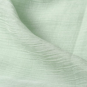 Pista Green Plain Dyed Shimmer Chiffon Fabric