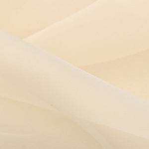 Light Beige Plain Dyed Tissue Organza Fabric