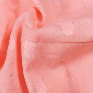 Light Pink Booti Pattern Dyed Dobby Cotton Fabric