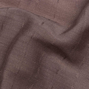 Stone Grey Plain Dyed Dobby Chinon Silk Fabric