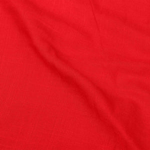 Bright Red Plain Dyed Rayon Fabric