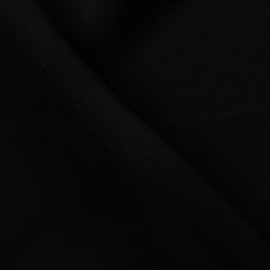 Black Plain Dyed Georgette Fabric