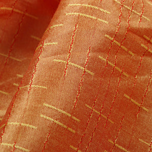 Yellow Plain Dyed Dobby Silk Fabric