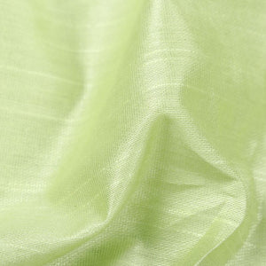 Light Green Dyed Chanderi Slub Fabric