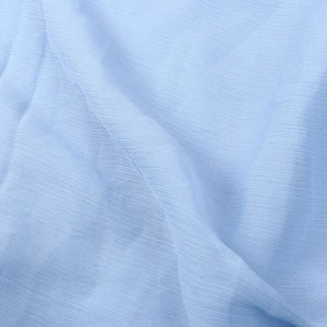 Sky Blue Plain Dyed Chiffon Fabric