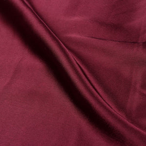 Maroon Plain Dyed Japan Satin Fabric