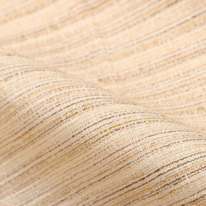 Light Beige Plain Dyed Textured Textured Slub Fabric