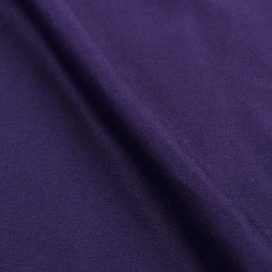 Dark Purple Plain Dyed Lycra Fabric