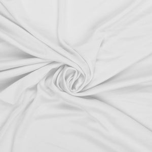 White Plain Dyed Lycra Fabric