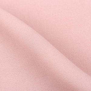 Peacking Pink Plain Dyed Moss Crepe Fabric