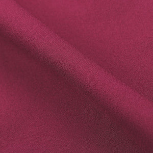 Dark Pink Plain Dyed Moss Crepe Fabric