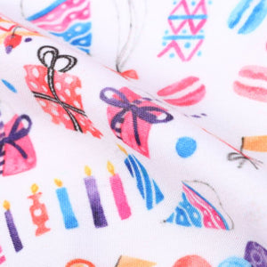 Multi Color Kids Pattern Digital Print Rayon Fabric