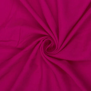 Pink Plain Dyed Rayon Fabric