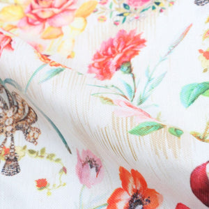 Multi Color Floral Pattern Digital Print Rayon Fabric