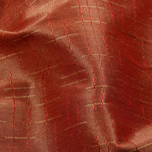 Light Brown Plain Dyed Dobby Silk Fabric