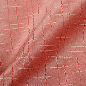 Rose Gold Plain Dyed Dobby Silk Fabric