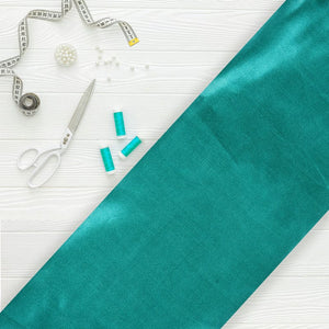 Aqua Green Plain Dyed Ultra Satin Fabric