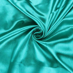 Aqua Green Plain Dyed Ultra Satin Fabric