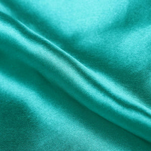 Aqua Green Plain Dyed Ultra Satin Fabric