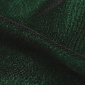 Premium Dark Green Dual Tone Plain Dyed Velvet Fabric