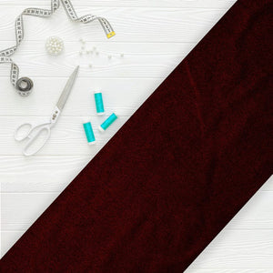 Premium Maroon Dual Tone Plain Dyed Velvet Fabric